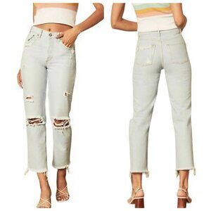 Boyish THE TOMMY High-Waisted Rigid Straight Jean Sz 26 in SPECTACULAR NOW